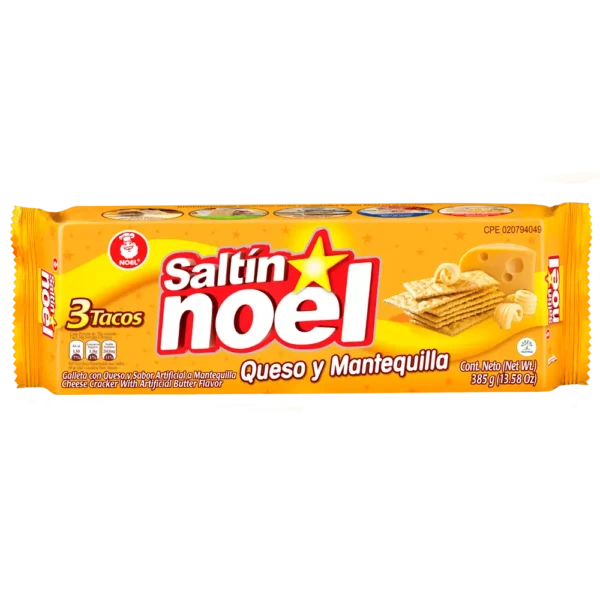 Galletas Saltin Queso Mantequilla 385gr