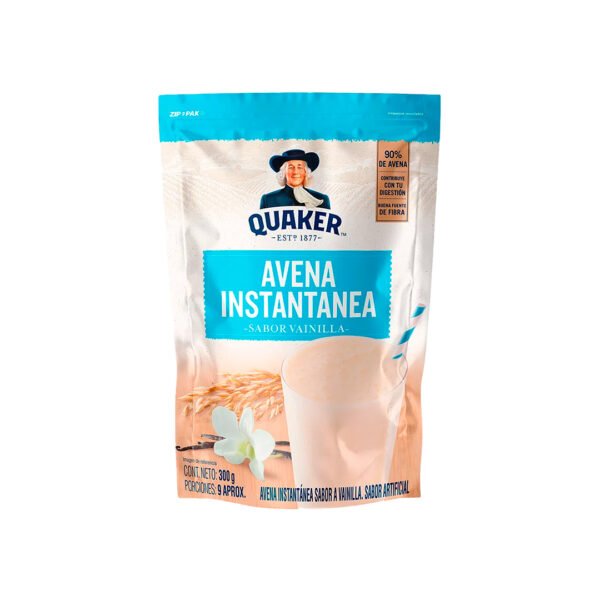 Avena Quaker Vainilla Instantánea 300gr