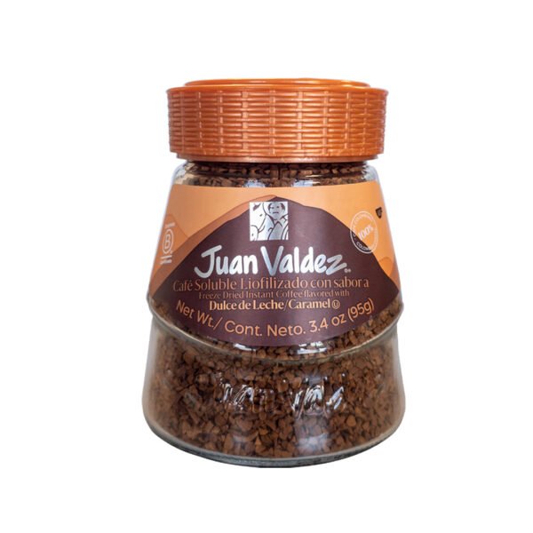 Café  Juan Valdez Liofilizado Dulce De Leche Frasco 95gr