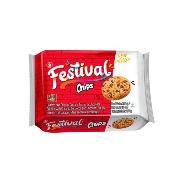 Galletas Festival Chips 240gr